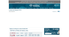Desktop Screenshot of loterianadal.cat