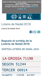 Mobile Screenshot of loterianadal.cat