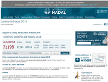 Tablet Screenshot of loterianadal.cat